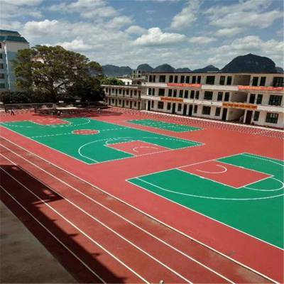 青岛操场塑胶跑道 塑胶跑道铺装 塑胶跑道材料公司